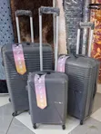 Unbreakable PP Rubber Suitcase 3-in-1 Set (Size 3) - 1
