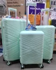 Lime Green Size 4 Unbreakable PP Rubber Suitcase 3-in-1 Set - 2