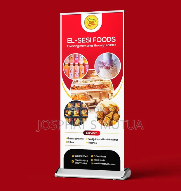 Broadbase Roll Up Banners kwa Matangazo ya Biashara - 1