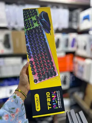 T-WOLF TF210 Punk Wired Backlit Keyboard & Mouse Combo