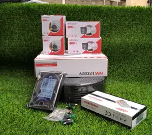 Hikvision 4CH Turbo HD CCTV Kit - 4 Cameras