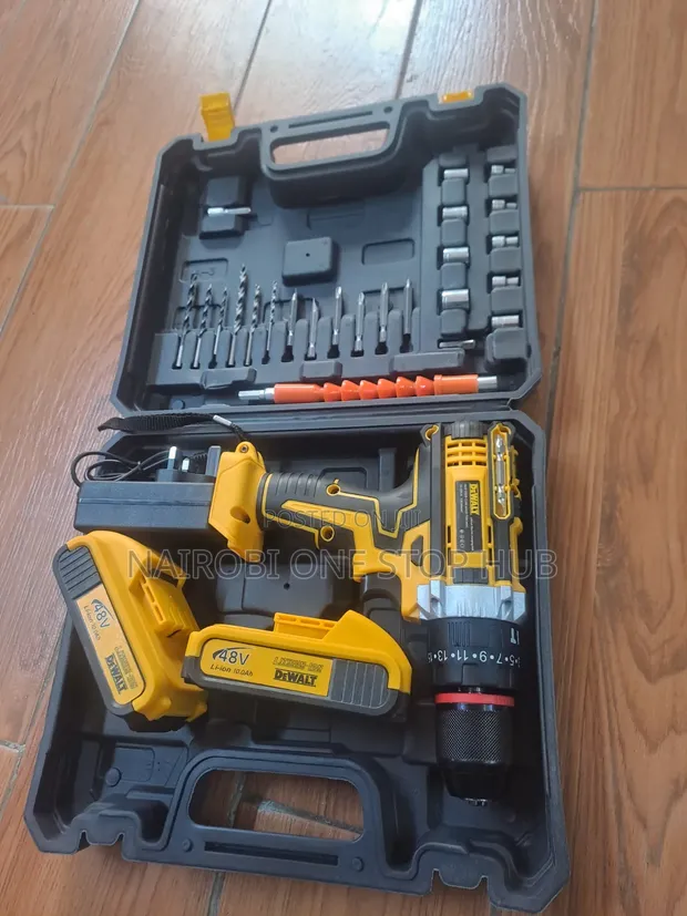 Dewalt 48V Cordless Drill Set - Brand New - 1