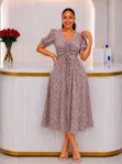 Chic Casual Cotton Sundress - Multi-Color - 1