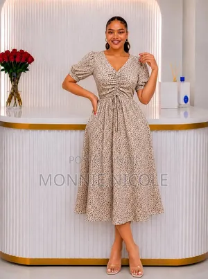 Chic Casual Cotton Sundress - Multi-Color