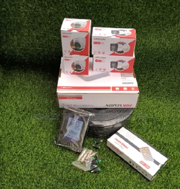 Hikvision 4 Channel HD CCTV Camera System - Complete Kit - 1