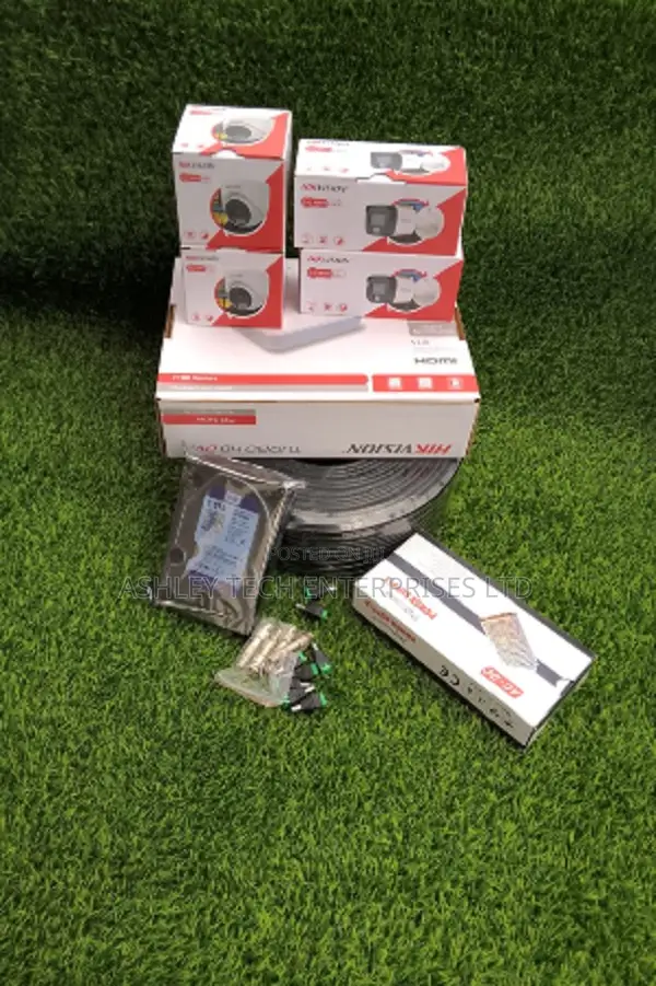 Hikvision 4 Camera Security Kit - 1080p HD DVR - 1