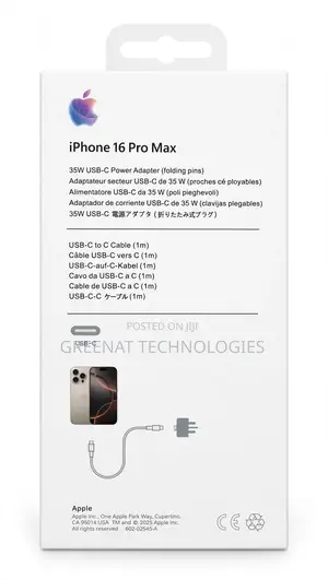 Apple 35W USB-C Power Adapter Fast Charger