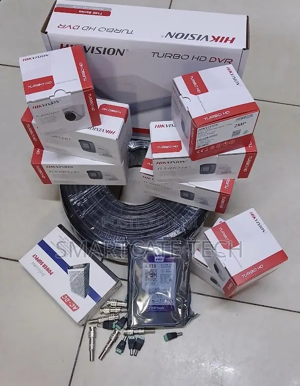 Hikvision 8 Camera Security System - 8 Channel DVR Full Package - 1