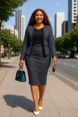 Official Dress Suit with Coat - Ofe Style - 1