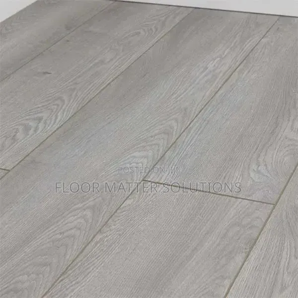 12mm Grey Laminate Flooring - 1
