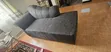 Grey Black Loveseat Sofa - 3