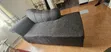 Grey Black Loveseat Sofa - 4