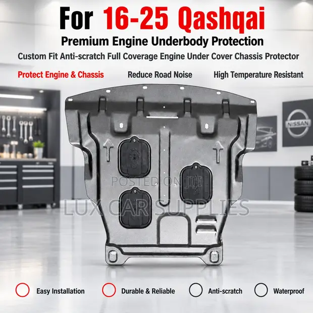Nissan Qashqai Manganese Steel Sump Guards - 1