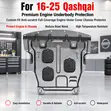 Nissan Qashqai Manganese Steel Sump Guards - 1
