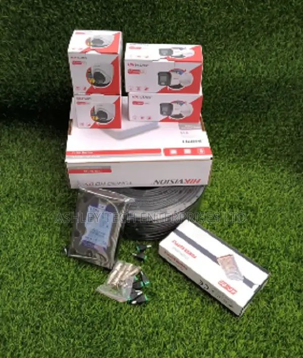 Hikvision 4 Camera HD CCTV Kit na 4 Channel DVR - 1