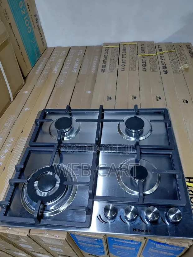 Hisense 60cm 4-Burner Gas Hob - 1
