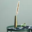 Plain Small-Neck Gold Ceramic Vases - 2