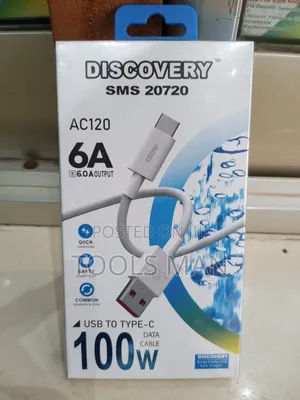 Discovery 100W USB-C Cable ya Data AC120