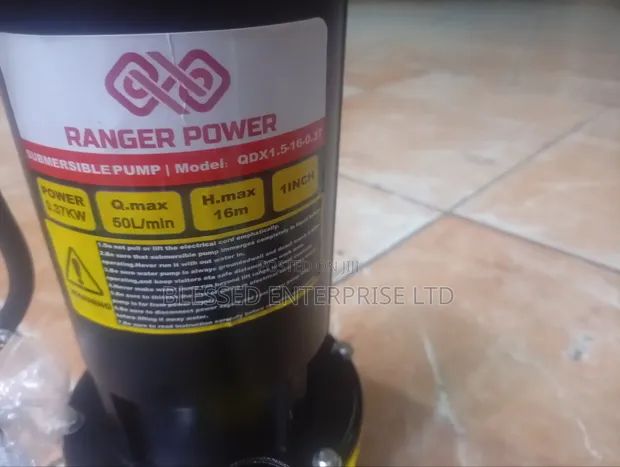 Electric Ranger Submersible Water Pump 0.5 HP - 1