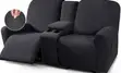 2 Seater Cupholder Recliner Sofa Covers - 2