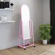 Full Length Mirror with Storage - Black - 5