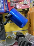 Universal Anodized Blue Compact Oil Catch Can - 1