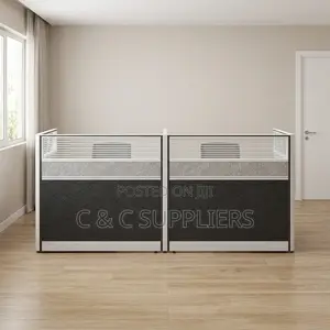 Modern 2-Way Straight Workstation Desk