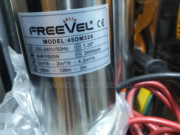 USK Submersible Borehole Pump - 2HP - 1