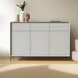 Modern Console Table for Entryway - White - 1