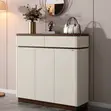 Modern Console Table for Entryway - White - 3