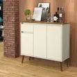 Modern Console Table for Entryway - White - 4