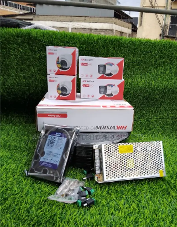 Hikvision 4 Camera CCTV DVR Package - 1080p - 1