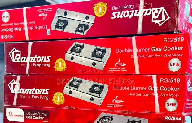Ramtons Table Top Gas Cooker 2 Burners RG 518 - 1