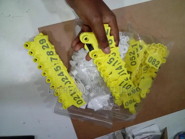Durable Plastic Ear Tags - 100 PCS - 1