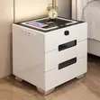 Smart Bedside Cabinet with LED Light - 3