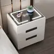 Smart Bedside Cabinet with LED Light - 4