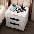 Smart Bedside Cabinet with LED Light - 5