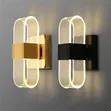 Acrylic Wall Lamp Black/Gold - 1