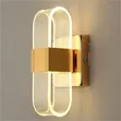 Acrylic Wall Lamp Black/Gold - 2