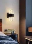 Acrylic Wall Lamp Black/Gold - 4