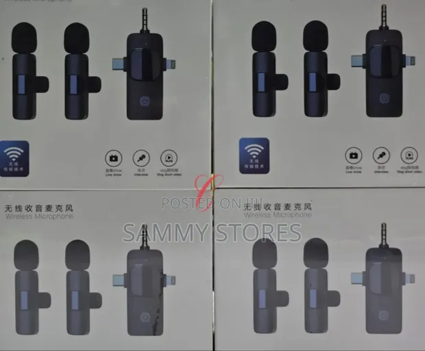 3-in-1 Wireless Microphone for iPhone/Type-C - 1