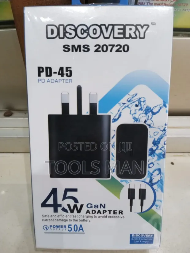 Discovery 45W PD Type-C Fast Charger - 1