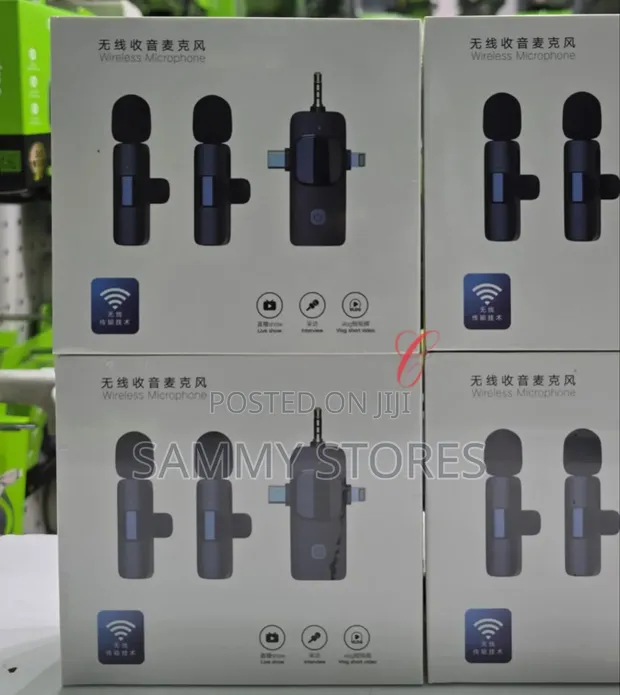 Dual Wireless Lavalier Microphone - 1