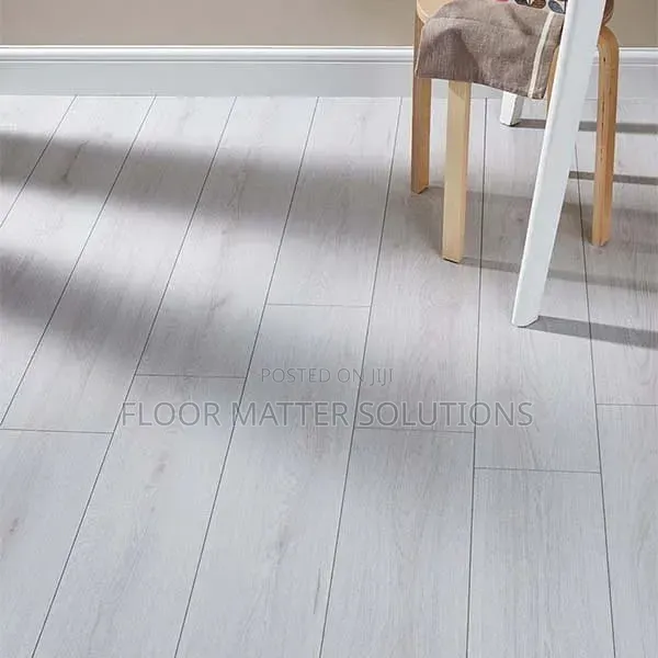 5mm White Laminate Flooring - 1