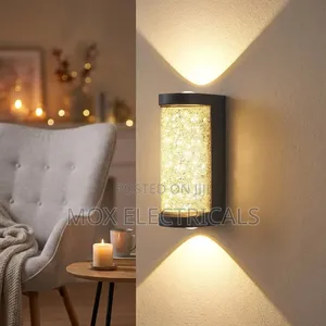 Modern Crystal Effect LED Wall Light