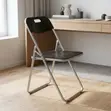 Black Acrylic Foldable Chair - 4
