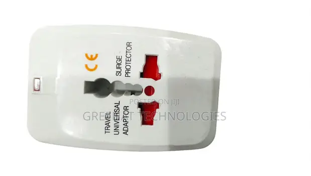Universal Travel Adapter with Dual USB Ports - 1