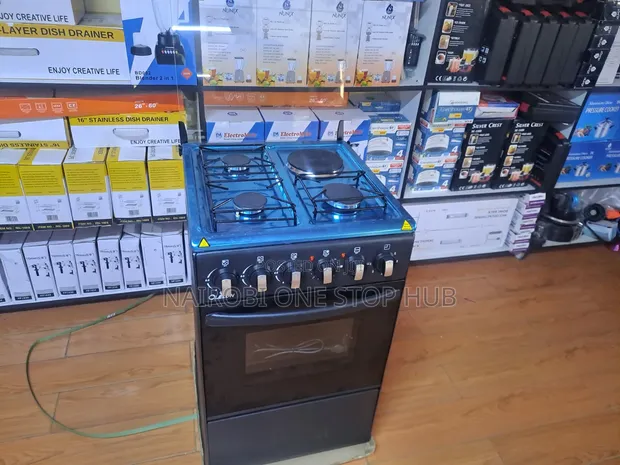 OLELON 3+1 Gas Cooker Standing Cooker - 1