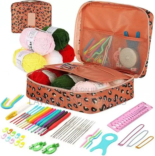 New 59-Piece Crochet Hook Set - 1