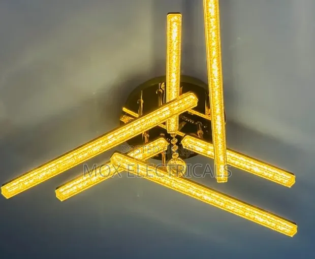LED Tricolor Crystal Linear Ceiling Light - 1